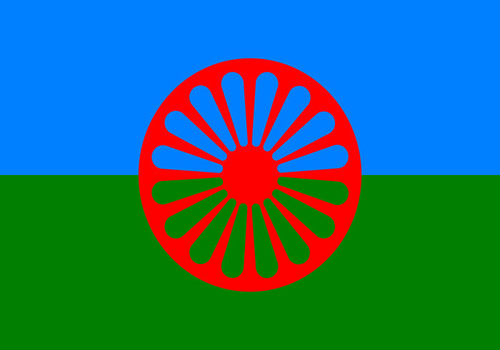 very big size romani flag illustration