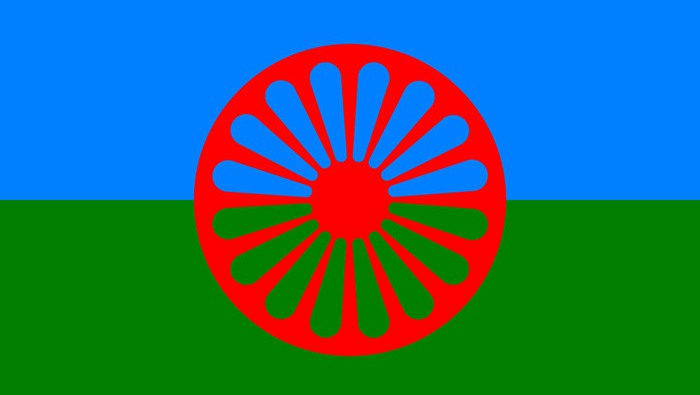 very big size romani flag illustration