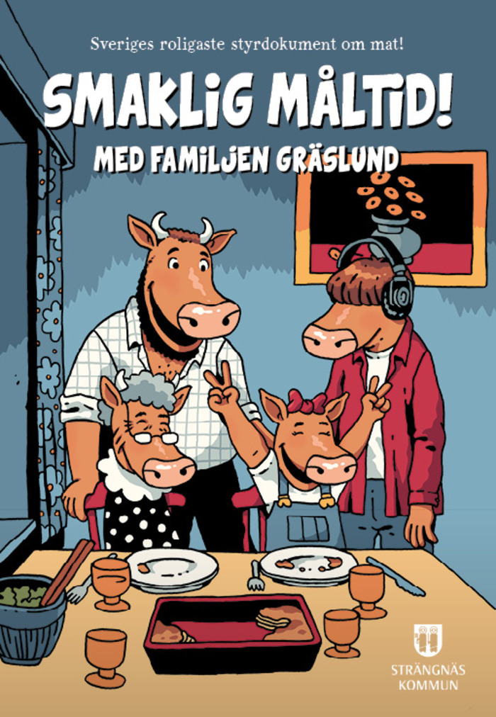 Omslaget till serietidningen Smaklig måltid
